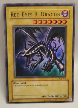 Yugioh Red-Eyes Black Dragon SDJ-001 1st Edition Holo Rare Yu-Gi-Oh! - Image 1