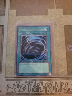 YUGIOH MYSTICAL SPACE TYPHOON MRL-047 ULTRA 1ST ED HP 1996 - Image 1