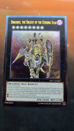 *** DINGIRSU, ORCUST OF THE EVENING STAR *** ULTIMATE RARE OP11-EN001 YUGIOH! NM - Image 1