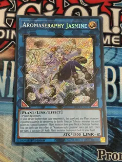 Aromaseraphy Jasmine Secret Rare 1st Edition BLTR-EN093 Yugioh Near Mint - Image 1