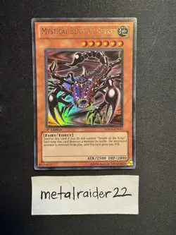 Yugioh Mystical Beast of Serket SDMA-EN037 Marik Ultra Rare Light Play 1st Ed - Image 1