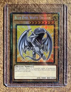 Blue Eyes White Dragon BLMM-EN001 Yugioh STARLIGHT Monster Mayhem NEAR MINT - Image 1