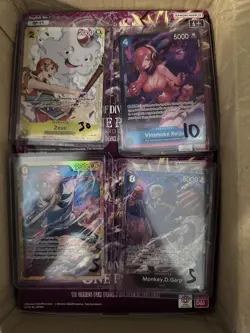 One Piece CCG OP11 Card Bundle 2 Opened Booster Boxes Bulk Hits Included - Image 1