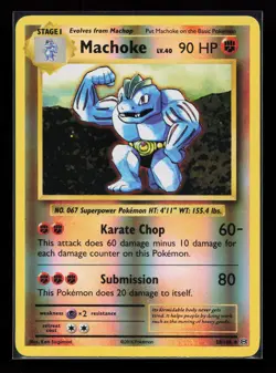 Machoke 58/108 Uncommon XY - Evolutions Reverse Holo Pokemon Card - Image 1