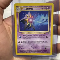 Pokemon Starmie Neo Revelation 25/64 Rare German LP Vintage Vtg Card Nintendo - Image 1