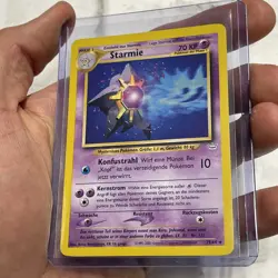 Pokemon Starmie Neo Revelation 25/64 Rare German LP Vintage Vtg Card Nintendo - Image 2