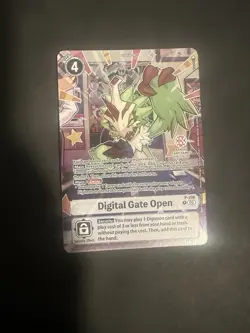 Digimon TCG Digital Gate Open Bandai Card Games Fest 25-26 Stamp Exclusive Promo - Image 1