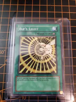 Elf’s Light TP1-006 Rare Tournament Card Yellow Ink Misprint NM With Top Loader - Image 1