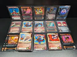 Dragon Ball Z Red Style Collector Card Lot #3 & Deck Box: DBZ CCG (Score) - Image 1