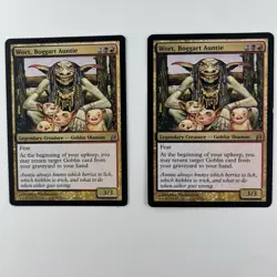 MTG Wort, Boggart Auntie Lorwyn X2 Magic The Gathering TCG Cards - Image 1
