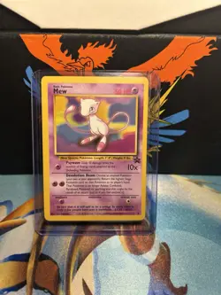 Pokemon Card - Mew #8 WoTC Black Star Promo Non Holo NM - Image 1
