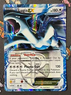 Lugia EX BW83 - BLACK STAR PROMO - 2013 Pokemon Card - LP - Image 1
