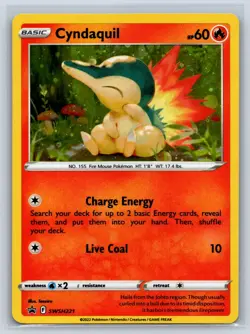 Cyndaquil SWSH221 Cosmos Holo SWSH: Sword & Shield Promo Cards NM Pokemon TCG - Image 1