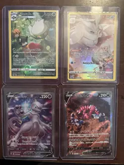 Pokemon Card Lot Roserade TG, Frosmoth TG, Mewtwo V, Flying Pikachu V, and more! - Image 1