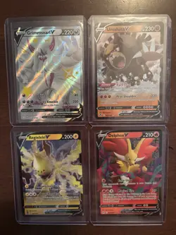Pokemon Card Lot Roserade TG, Frosmoth TG, Mewtwo V, Flying Pikachu V, and more! - Image 2