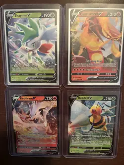 Pokemon Card Lot Roserade TG, Frosmoth TG, Mewtwo V, Flying Pikachu V, and more! - Image 3