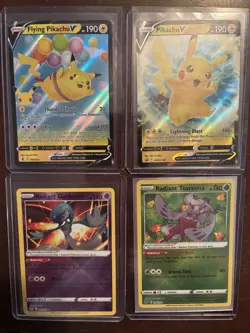 Pokemon Card Lot Roserade TG, Frosmoth TG, Mewtwo V, Flying Pikachu V, and more! - Image 5