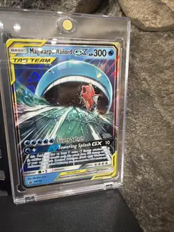 Pokemon TCG Magikarp and Wailord GX Holo Card Promo SM166 - Image 2