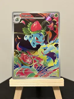 Ivysaur 134/132 Holo Mega Evolution Set Illustration Art Pokemon BEAUTIFUL CARD - Image 1