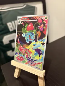 Ivysaur 134/132 Holo Mega Evolution Set Illustration Art Pokemon BEAUTIFUL CARD - Image 3