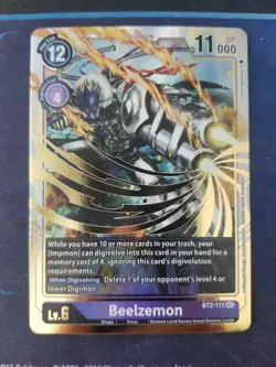 Digimon Card Game - Beelzemon BT2-111 SEC - NM - Image 1