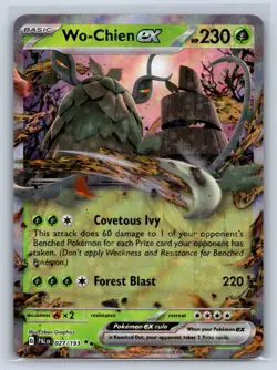 Wo-Chien ex 027/193 Holo SV02: Paldea Evolved NM Pokemon TCG Card - Image 1