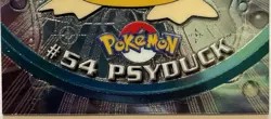 PSYDUCK #54, Series 1 - 2000, Topps TV Animation Edition Chrome Pokemon Card - Image 3