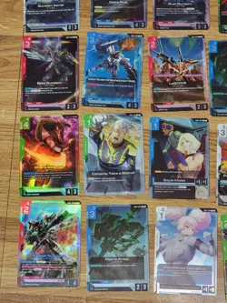 Gundam TCG Card Game Bulk Lot Common/Uncommon/Rare & 2 Foil LR! 145 Cards! - Image 2