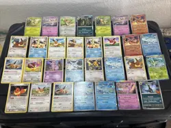 (30) EEVEE CARDS LOT VTG HOLO GLACEON LEAFEON ESPEON JOLTEON EVOLUTION 1 - Image 1