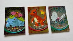 Topps Pokemon Foil Chrome Cards 2000 TV Animation Series 1 Lot 9 No Duplicates - Image 3
