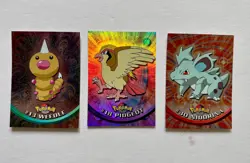 Topps Pokemon Foil Chrome Cards 2000 TV Animation Series 1 Lot 9 No Duplicates - Image 5