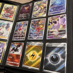 Pokemon Binder Lot Collection 81 Cards - Mix of Vintage Modern EX VHolos Holos - Image 1