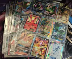 🔥🥵 Lot Of 99 ONLY HOLOS Modern Pokemon Cards Collection Binder EX/V/VStar/VMax - Image 1