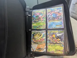Lot of 104 Pokemon cards w/ Megas, full arts, ex'es, some vintage, lots of RH's! - Image 1