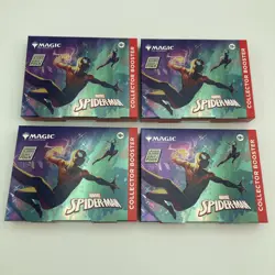 Magic: The Gathering - Marvel’s Spider-Man Collector Booster! LOT OF FOUR! - Image 1
