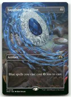 Sapphire Medallion (Borderless) #349 MTG Modern Horizons 3 NM X1 - Image 1