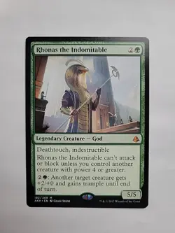 MTG - Rhonas the Indomitable Amonkhet Regular Mythic #182 - Image 1
