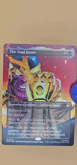 Magic The Gathering The Soul Stone (Borderless) Marvel's Spider-Man Foil 0243 NM - Image 2