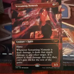 [1x] Screaming Nemesis - Borderless Near Mint, English Duskmourn: House of Horro - Image 1