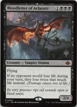 Bloodletter of Aclazotz M Promo Pack: The Lost Caverns of Ixalan 92 LP-NM - Image 1