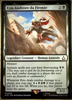 MTG - Ezio Auditore da Firenze | Reg | M | Assassin's Creed | 25 | NM - Image 1