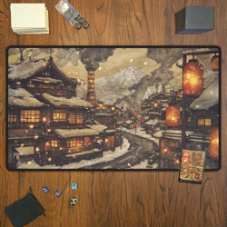 Village of the Gods, Magic The Gathering Playmat, MTG, TCG Large Mousepad, - Image 2