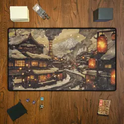 Village of the Gods, Magic The Gathering Playmat, MTG, TCG Large Mousepad, - Image 5