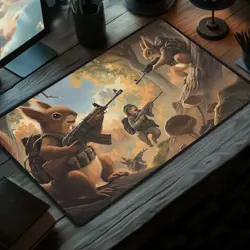 Squirrel Team 6, Magic The Gathering Playmat, MTG, TCG Large Mousepad, - Image 4