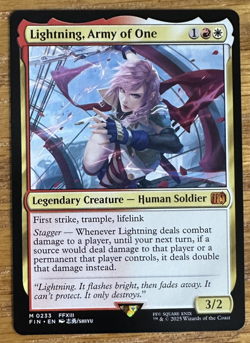 MTG Final Fantasy, Lightning, Army of One - Image 1