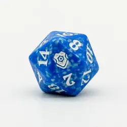 MTG Commander Legends Spindown Dice Life Counter D20 Battle Of Baldurs Gate Blue - Image 1