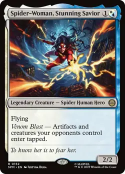 Spider-Woman, Stunning Savior - Foil - Marvel's Spider-Man - Near Mint - Image 1