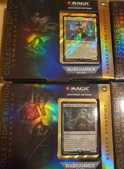 Magic the Gathering Warhammer 40k Collector Commander Foil Decks w/ Secret Lairs - Image 3