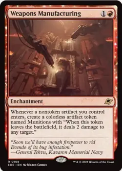 1 x Weapons Manufacturing - Edge of Eternities - LP - MTG - Image 1