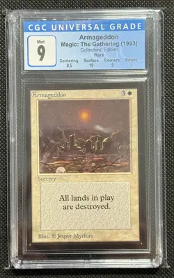 MTG Collectors Edition Armageddon CGC 9 MINT Magic the Gathering🔥🔥🔥 - Image 1
